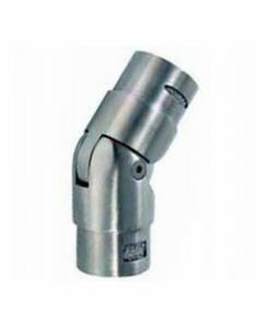 Raccord de main-courante inox orientable 90°/180°