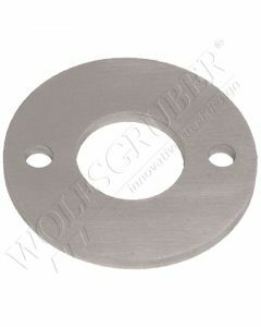 Platine de fixation de poteau inox ronde