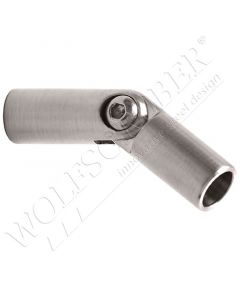 Jonction articulée pour tube inox Ø12mm