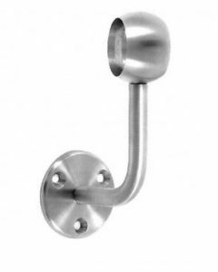 Support de main-courante inox déporté avec anneau