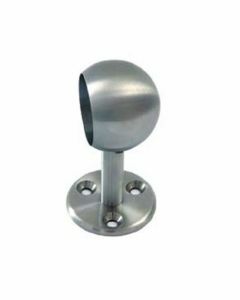 Support de main-courante inox avec boule de finition