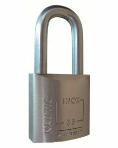 Lot de 5 Cadenas laiton traité, anse longue inox (clé unique)