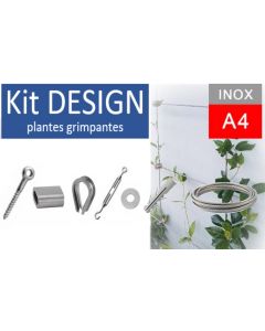 Kit DESIGN câble inox pour plantes grimpantes