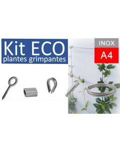 Kit ECO câble inox pour plantes grimpantes